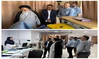 بازدید رئیس نهاد نمایندگی مقام معظم رهبری دانشگاه علوم پزشکی هرمزگان از بیمارستان شهدا بندرلنگه